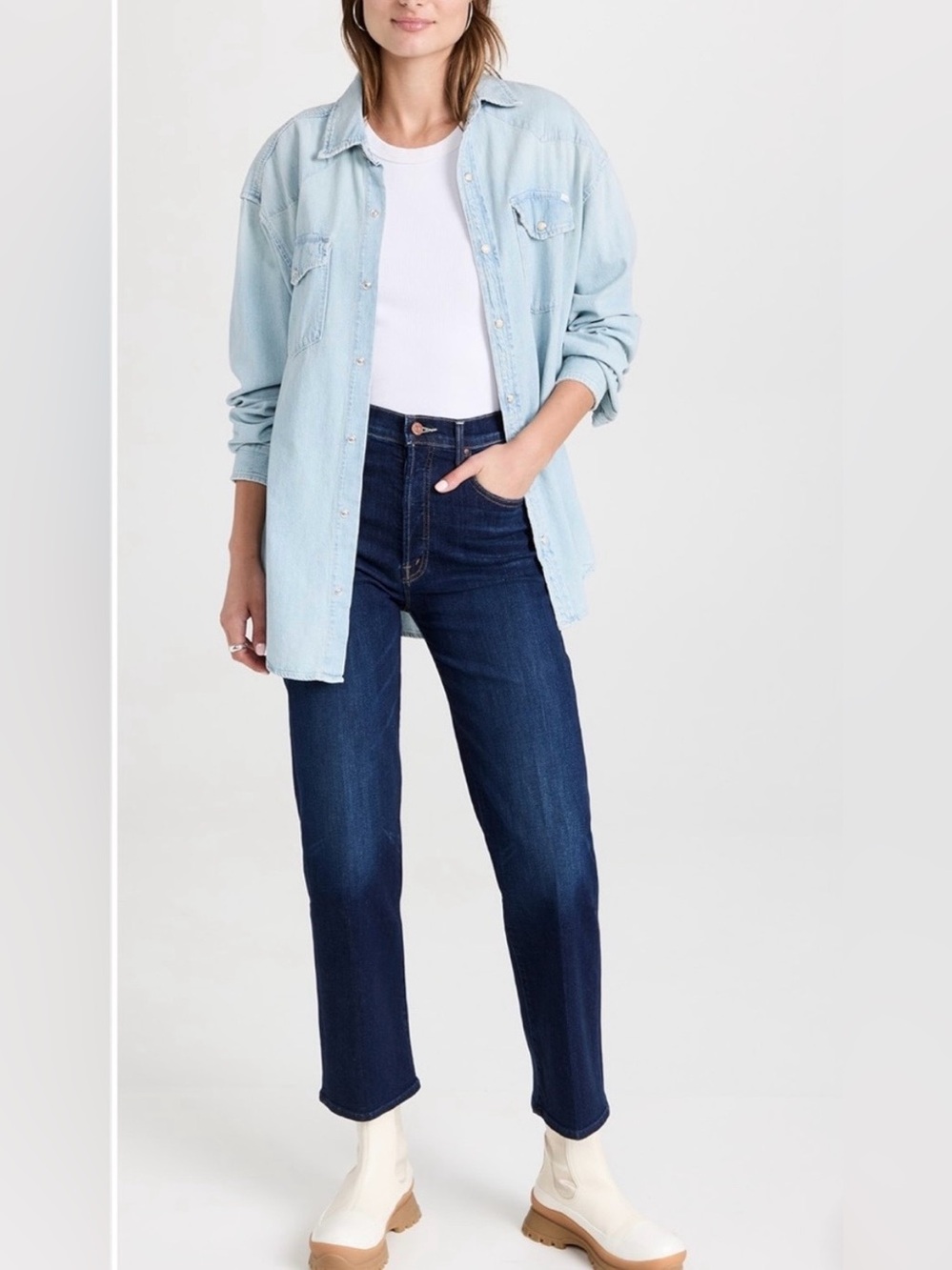 MOTHER Rambler Ankle Jeans Size 30 Like New